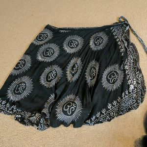 Ohm wrap skirt